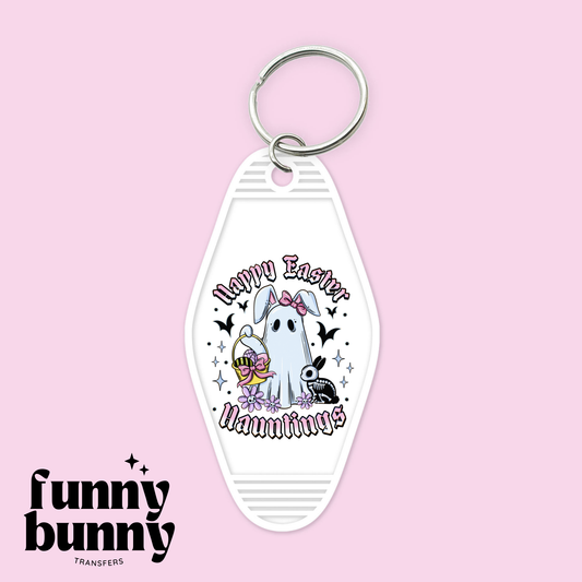 Happy Easter Hauntings - Motel Keychain