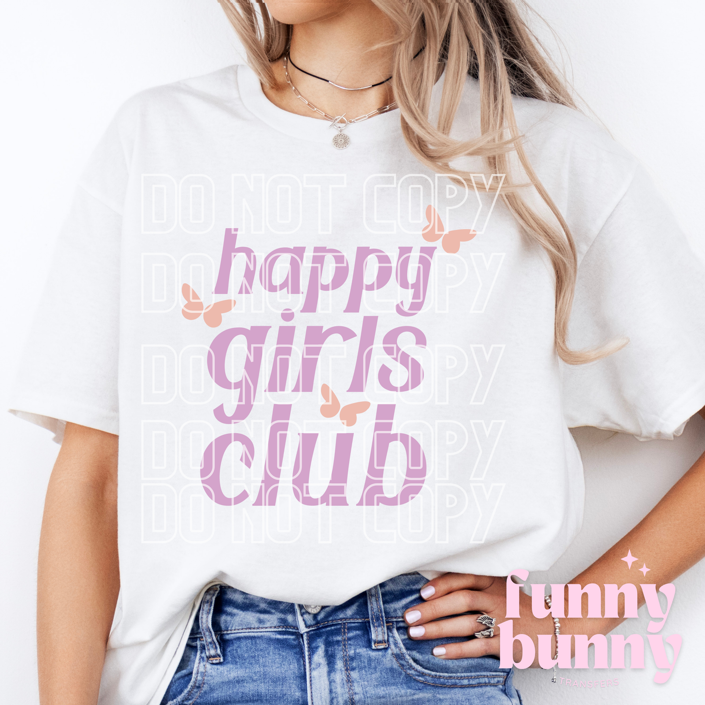 Happy Girls Club  - DTF Transfer