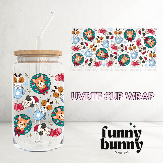 Happy Howlidays - 16oz UVDTF Cup Wrap