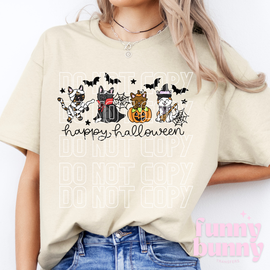 Happy Kittyween - DTF Transfer