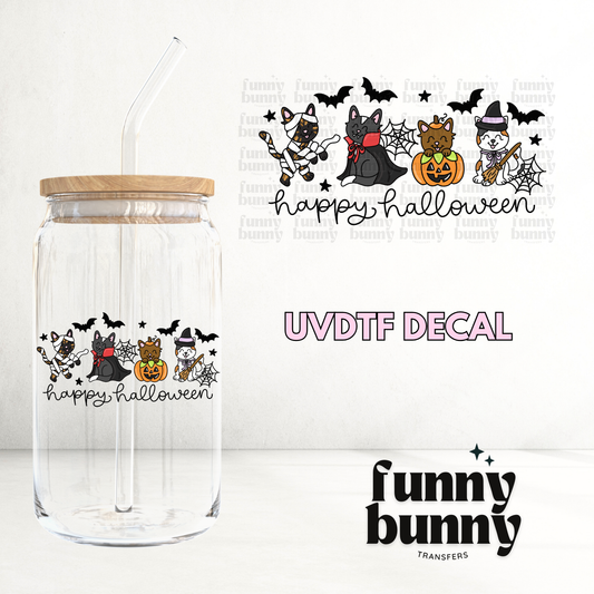 Happy Kittyween - UVDTF Decal