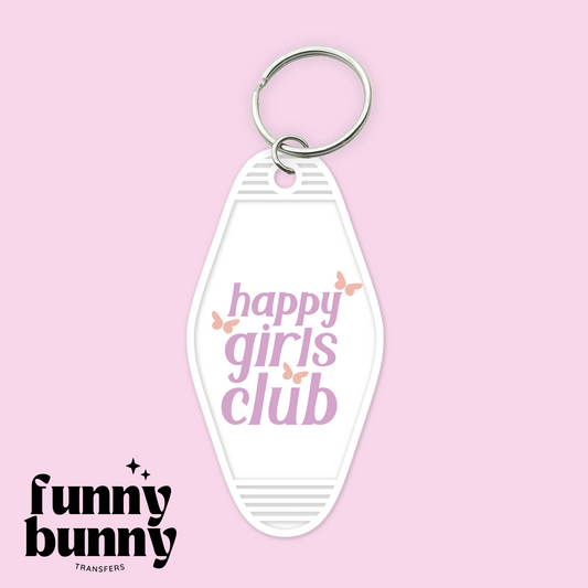 Happy girls club - Motel Keychain