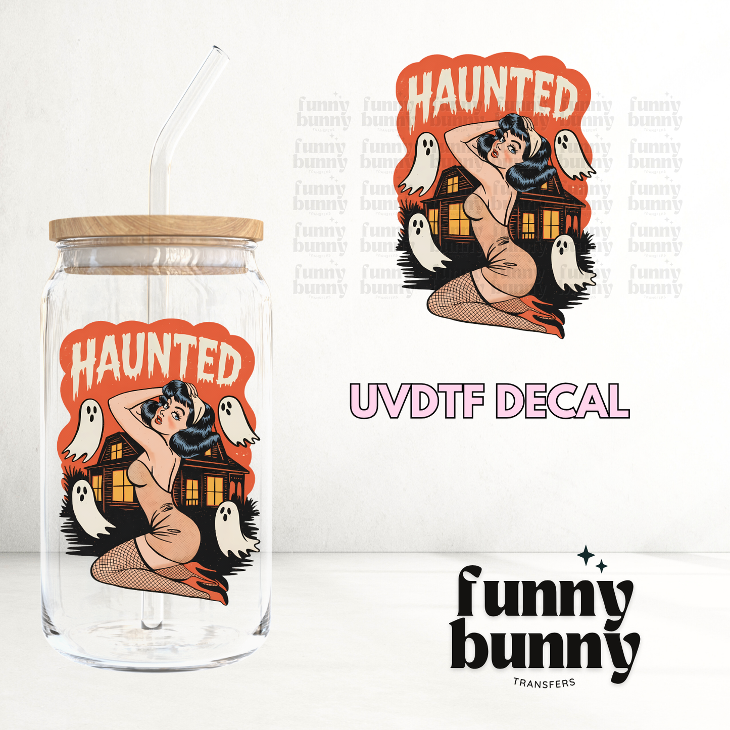 Haunted Babe - UVDTF Decal