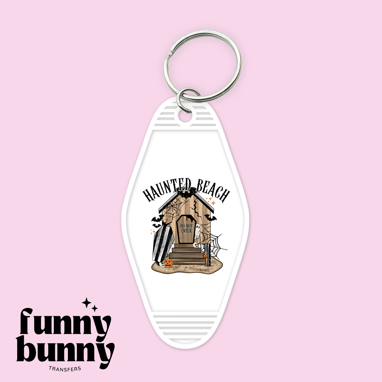 Haunted Beach - Motel Keychain