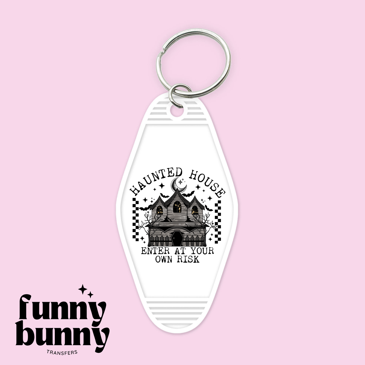 Haunted House - Motel Keychain