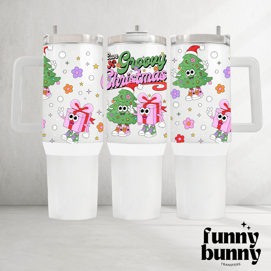 Have A Groovy Christmas - 40oz UVDTF Cup Wrap