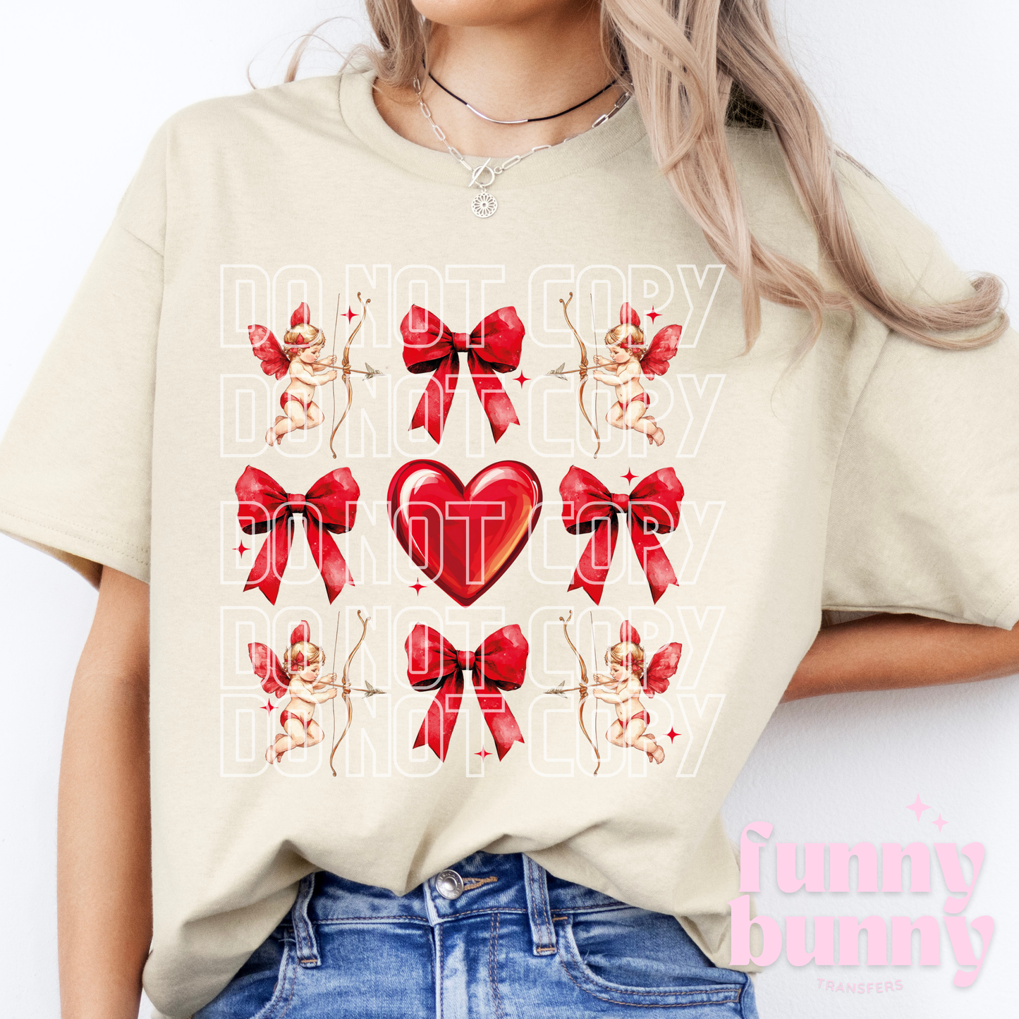 Heart Bows Cupid - DTF Transfer