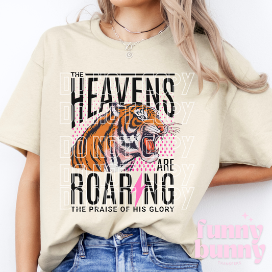 Heavens Roaring  - DTF Transfer