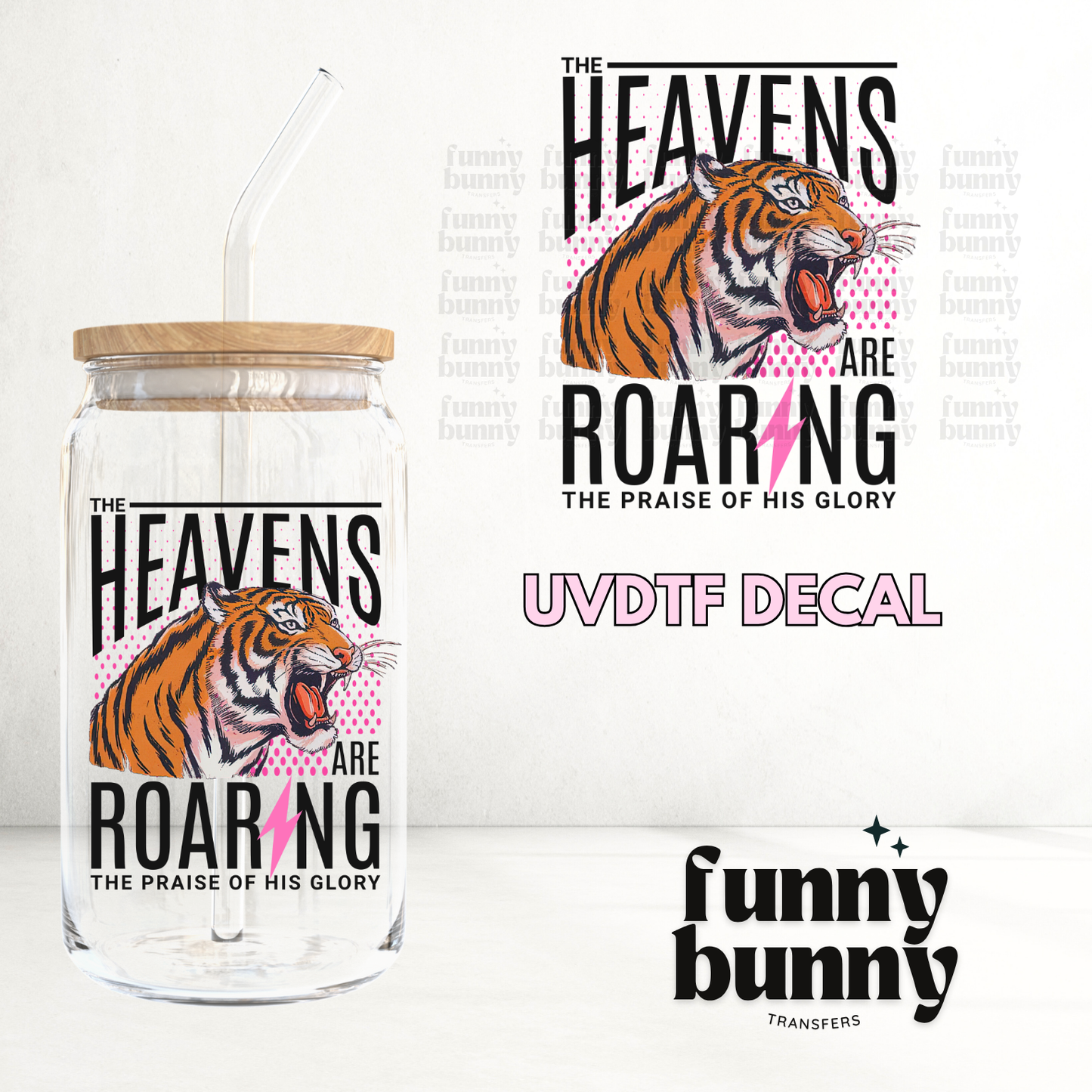 Heavens Roaring - UVDTF Decal
