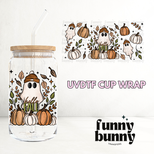 Hello Fall - 16oz UVDTF Cup Wrap