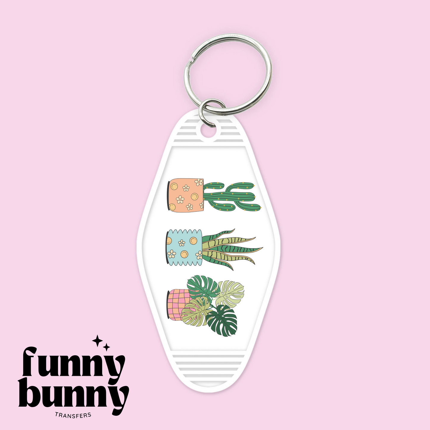 Hello I'm A Plant Mom - Motel Keychain