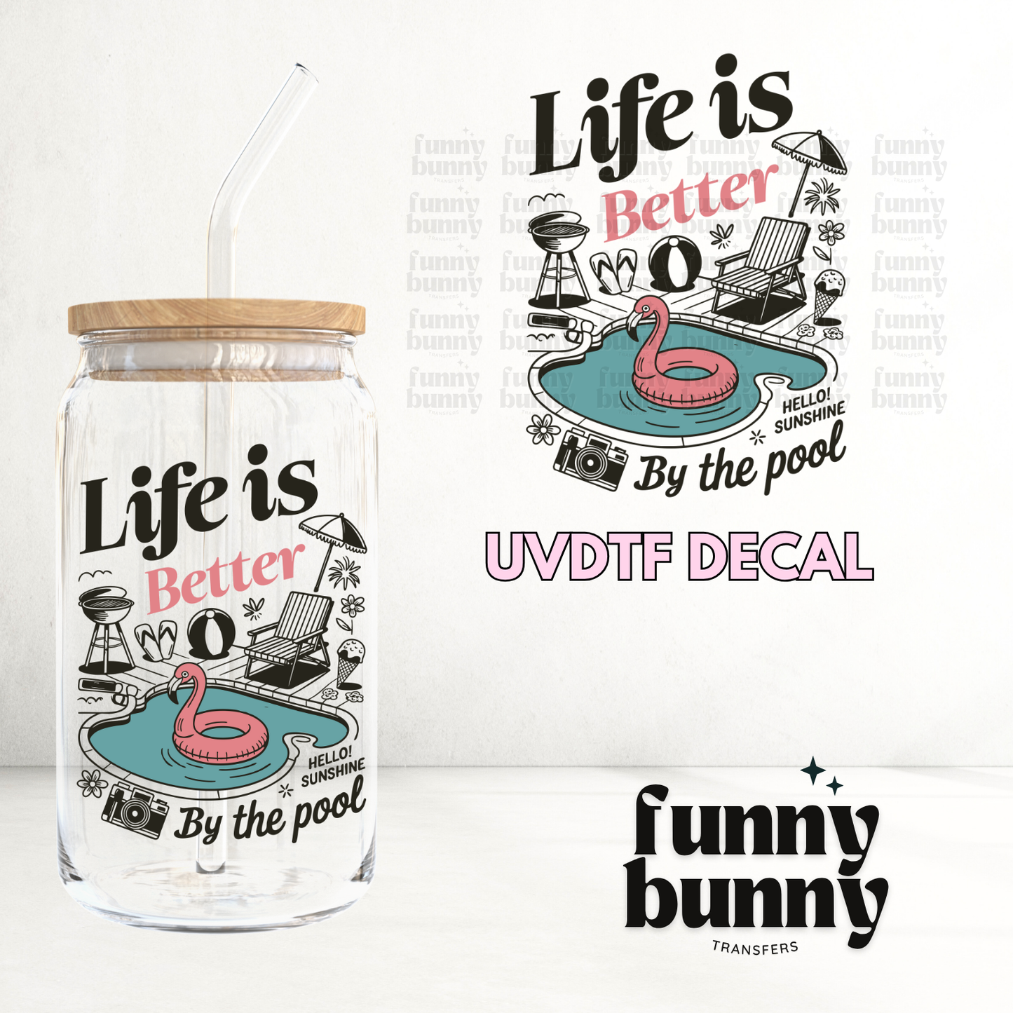 Hello Sunshine - UVDTF Decal