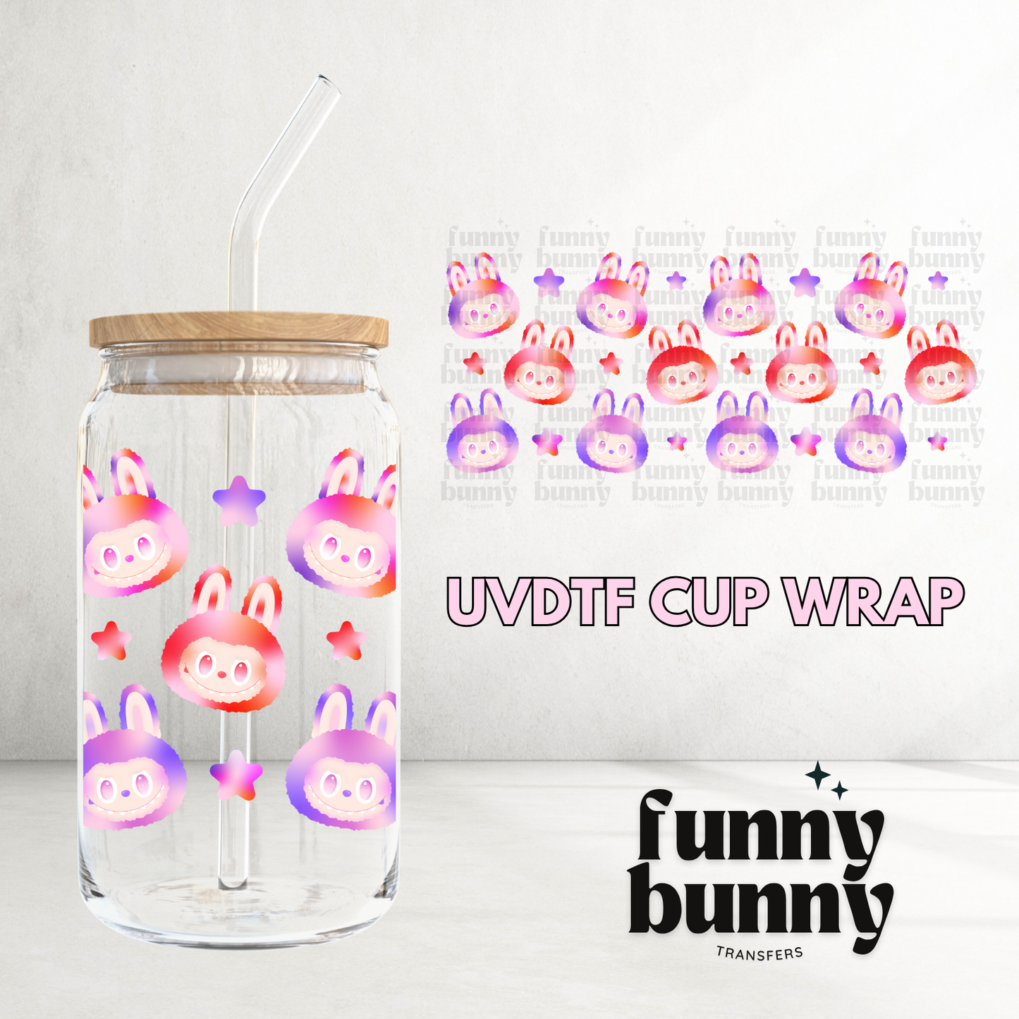 Here For The Monsters I - 16oz UVDTF Cup Wrap
