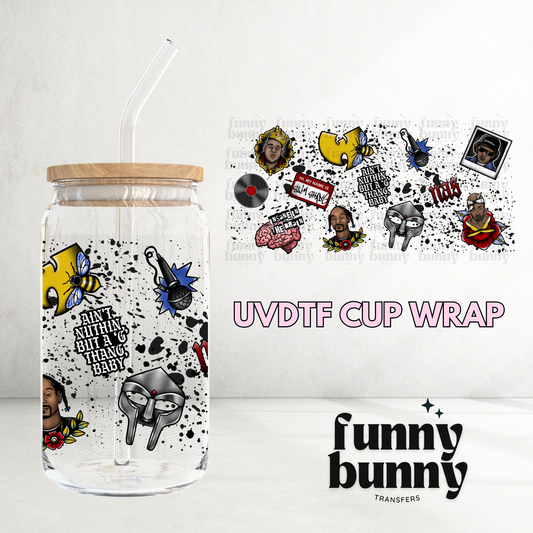Hip Hop - 16oz UVDTF Cup Wrap