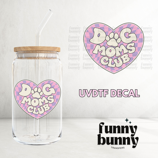 Hippie Dog Moms Club - UVDTF Decal