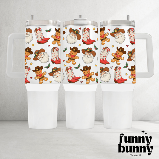 Ho Ho Howdy - 40oz UVDTF Tumbler Wrap