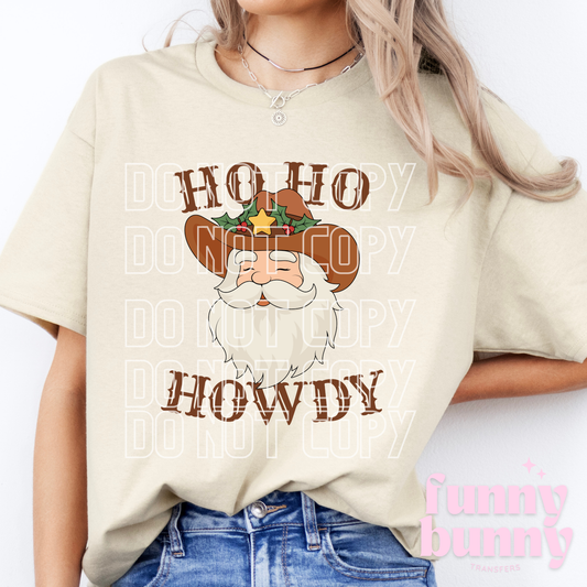 Ho Ho Howdy - DTF Transfer