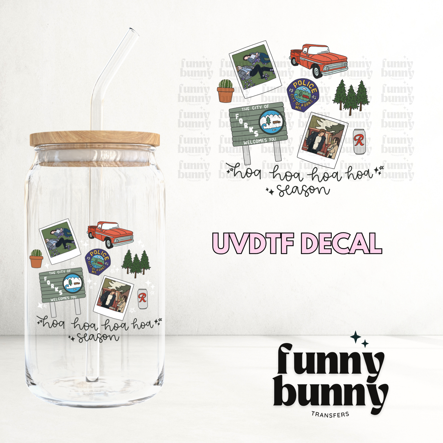 Hoa Hoa Hoa Season I - UVDTF Decal