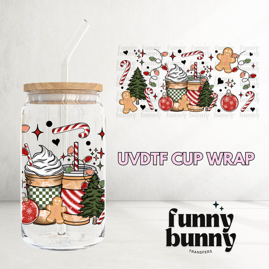 Holiday Coffee Feels - 16oz UVDTF Cup Wrap