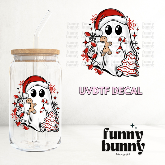 Holiday Ghostie - UVDTF Decal