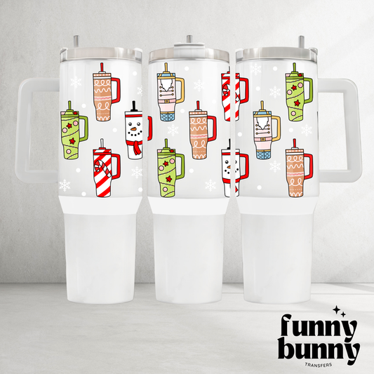 Holiday Spirit Tumblers - 40oz UVDTF Tumbler Wrap