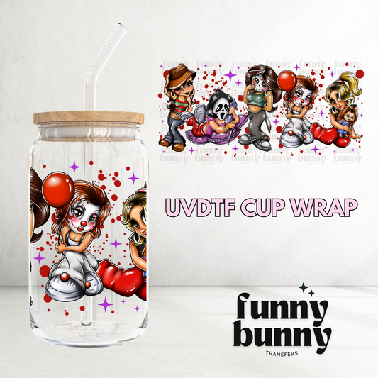 Home Ghouls - 16oz UVDTF Cup Wrap