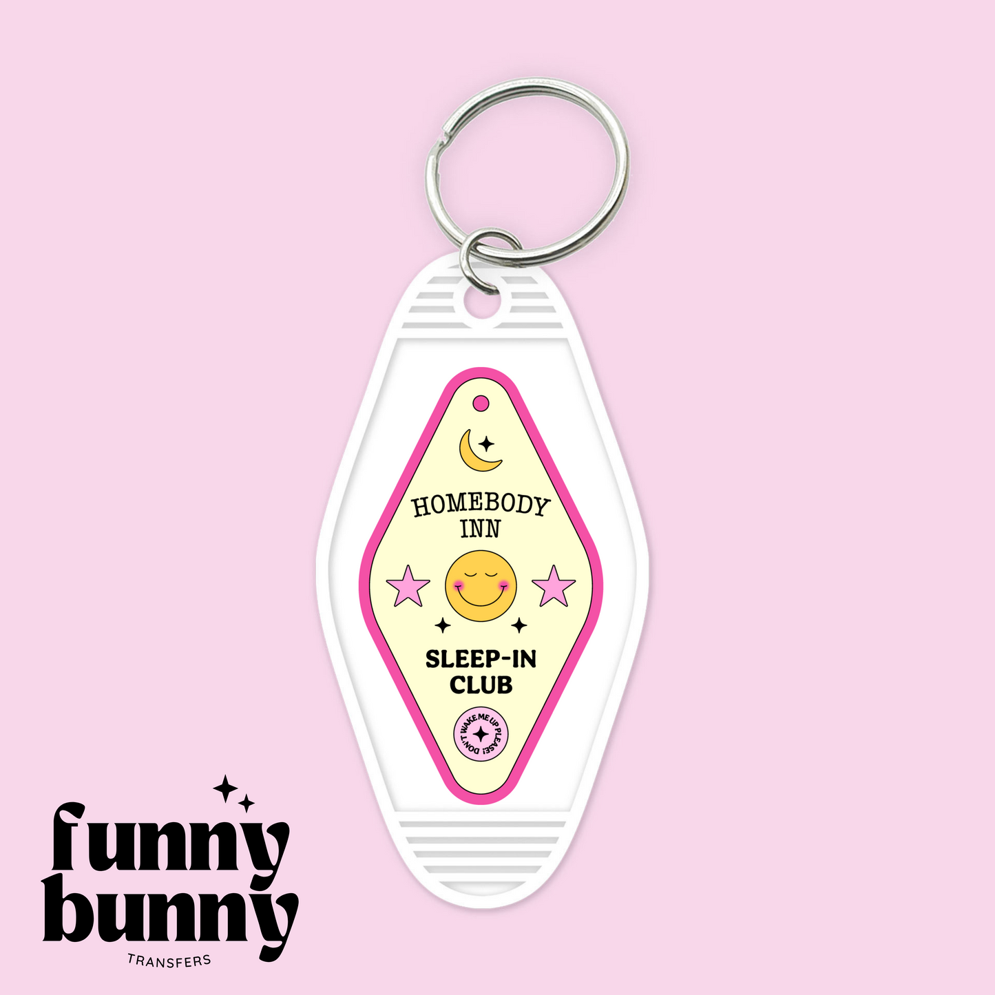 Homebody Inn Yellow  - Motel Keychain