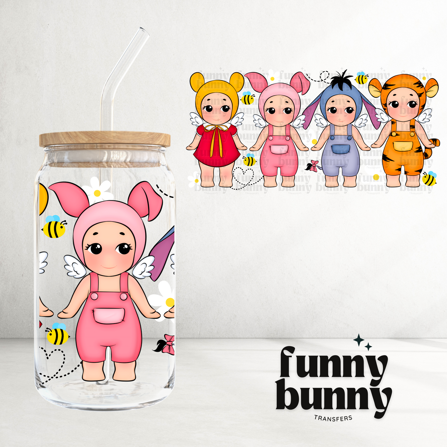 Honey Angels - 16oz UVDTF Cup Wrap