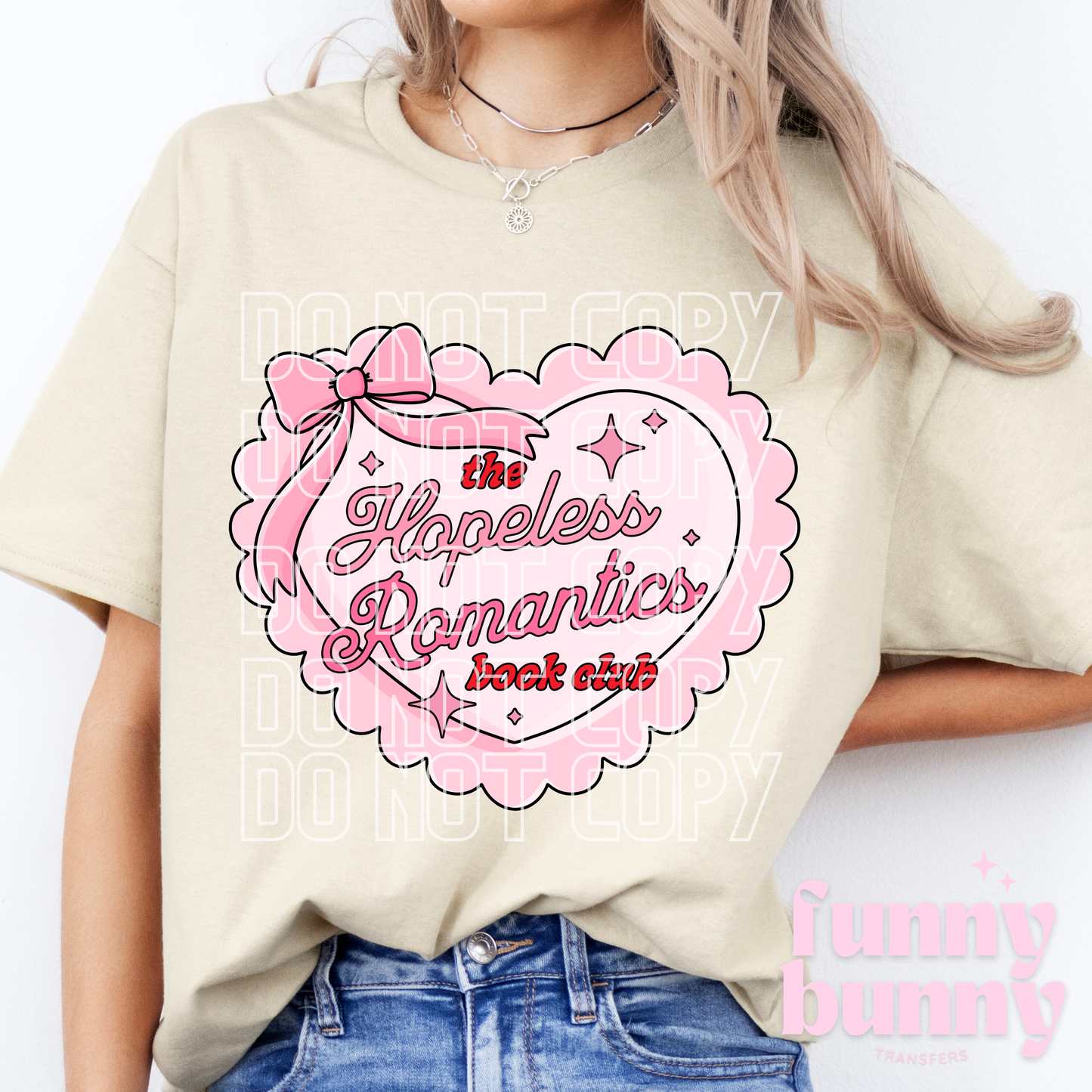 Hopeless Romantics Heart - DTF Transfer