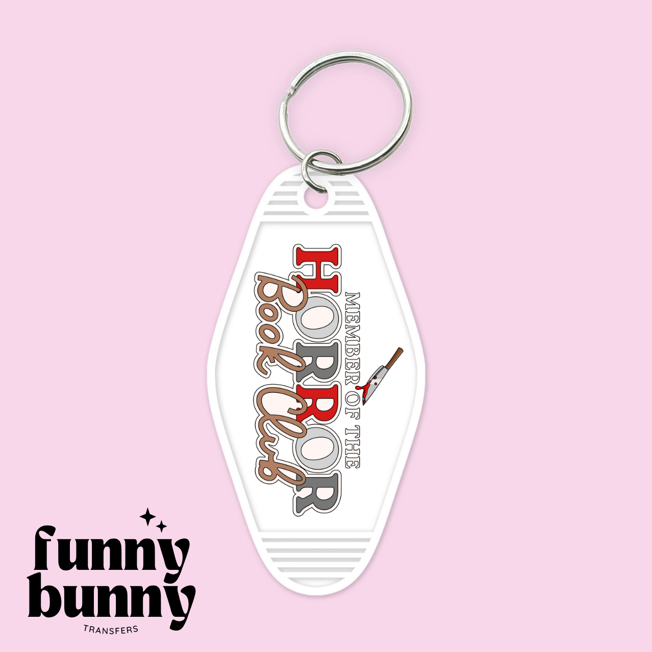 Horror Book Club 2.0 - Motel Keychain