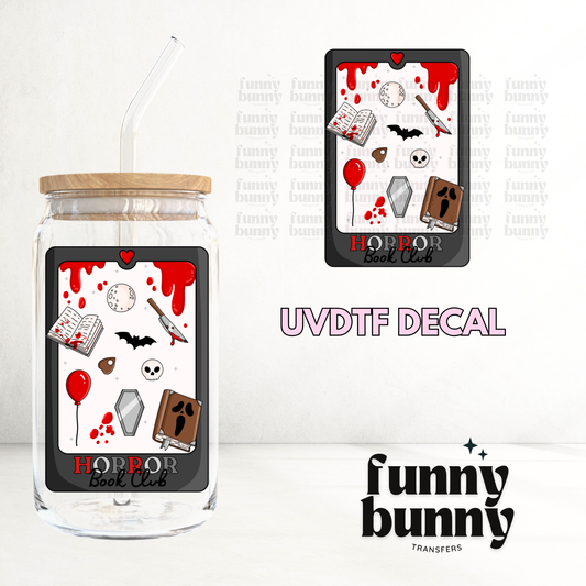 Horror Book Club 2.0 - UVDTF Decal