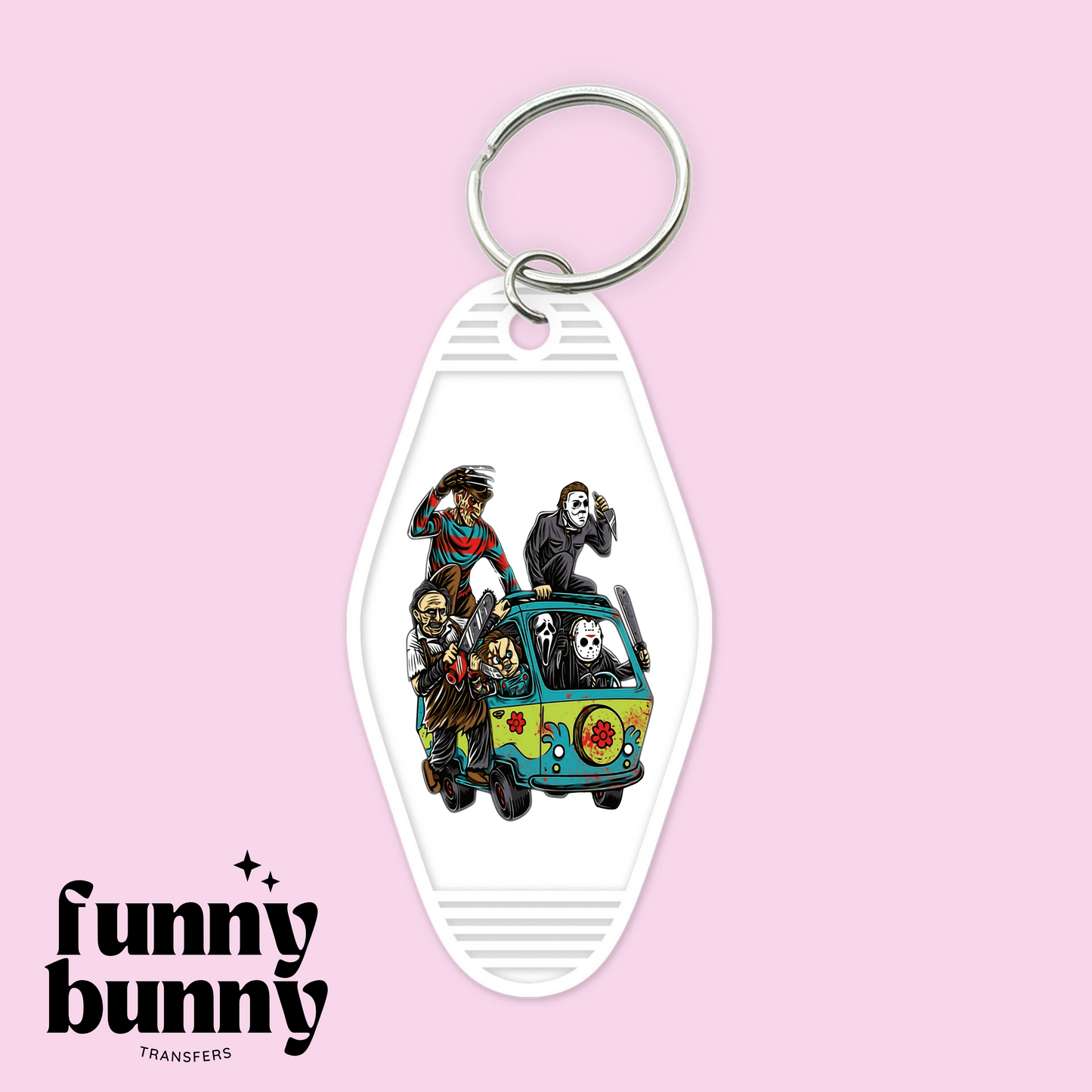 Horror Friends - Motel Keychain