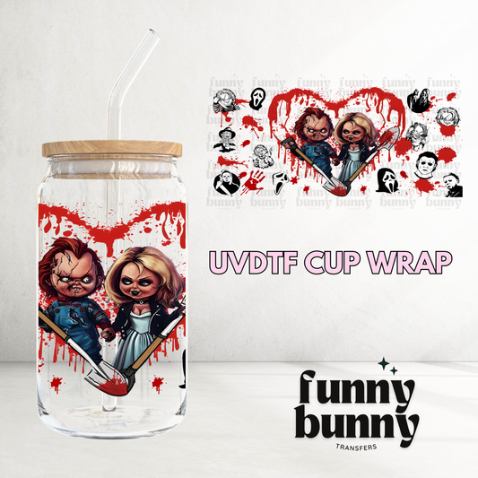Horror Love - 16oz UVDTF Cup Wrap