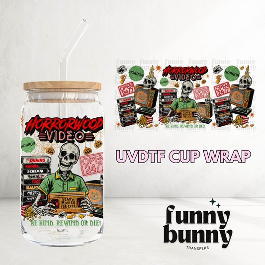 Horrorwood  - 16oz UVDTF Cup Wrap