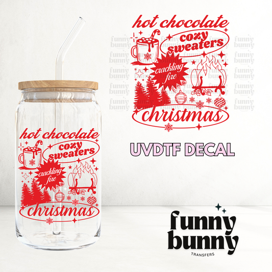 Hot Chocolate Cozy - UVDTF Decal