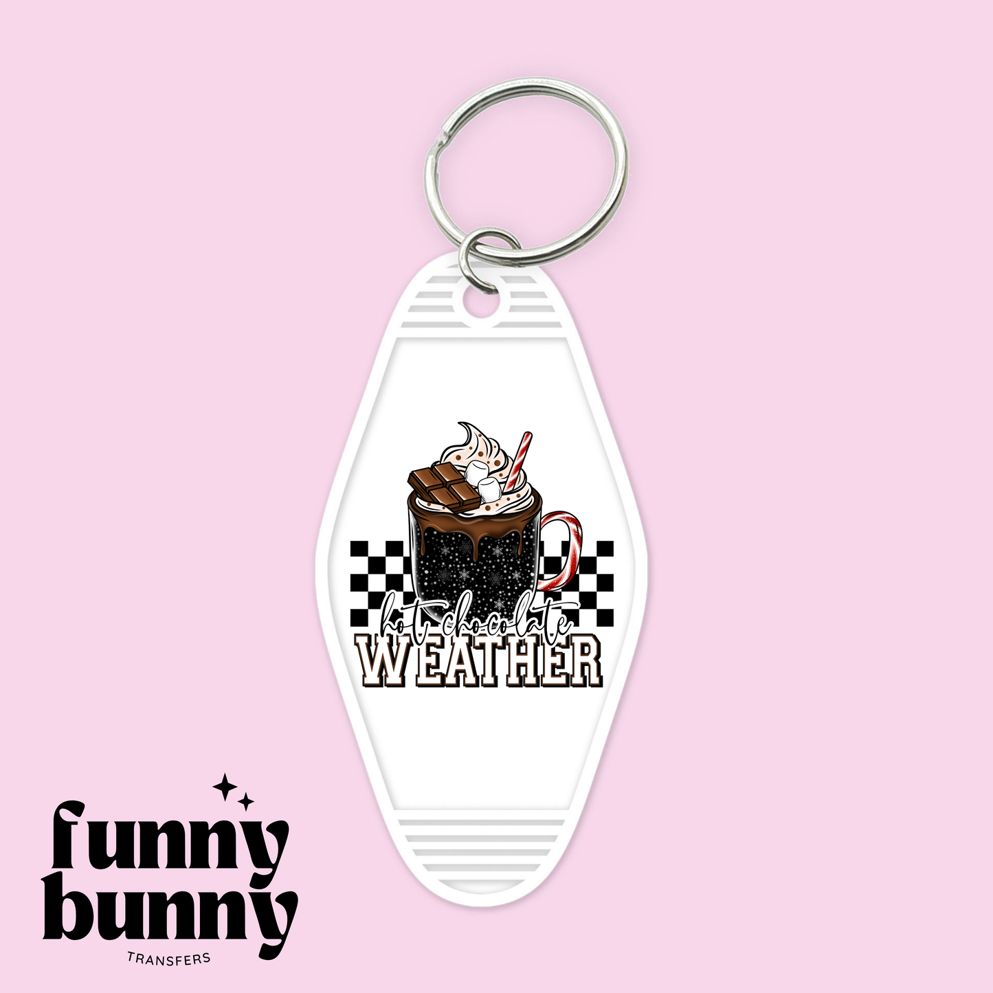 Hot Chocolate Weather - Motel Keychain