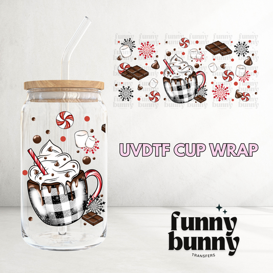 Hot Cocoa - 16oz UVDTF Cup Wrap