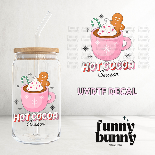 Hot Cocoa Season - UVDTF Decal