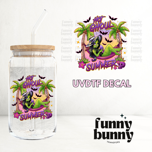 Hot Ghoul Summer Vibes - UVDTF Decal