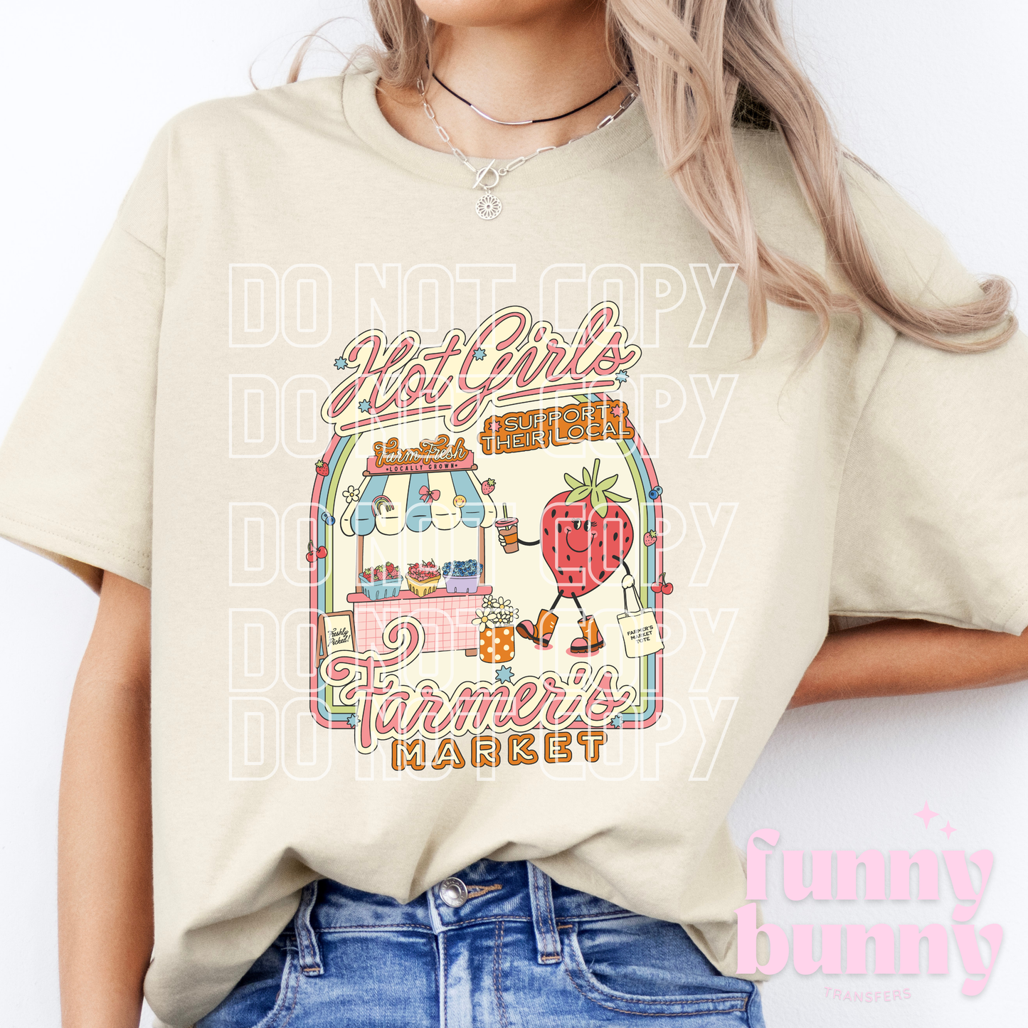 Hot Girl Farmer's Market - DTF Transfer