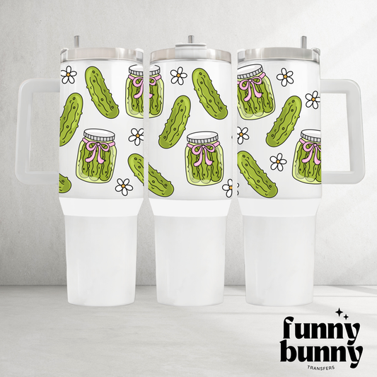 Hot Girls Love Pickles - 40oz UVDTF Tumbler Wrap