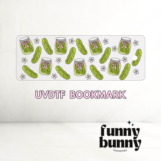 Hot Girls Love Pickles - UVDTF Bookmark Decal