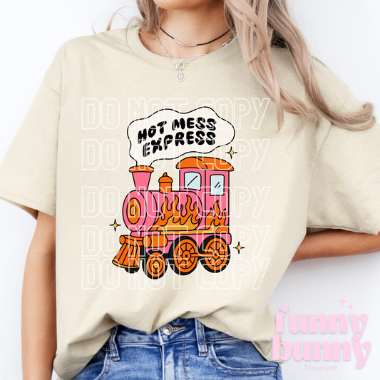 Hot Mess Express Train   - DTF Transfer
