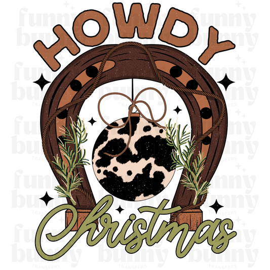 Howdy Christmas - Sublimation Transfer