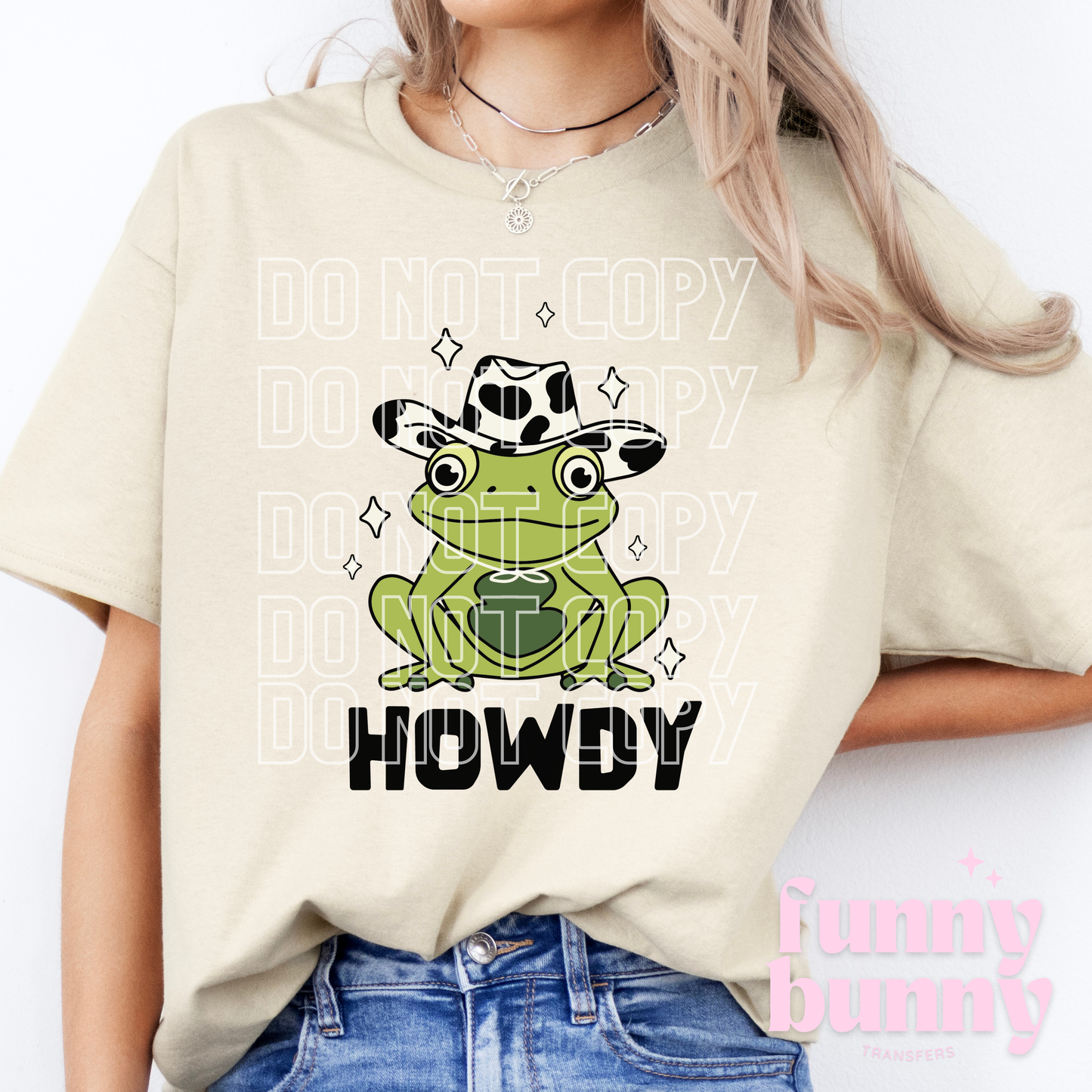 Howdy Frog - DTF Transfer