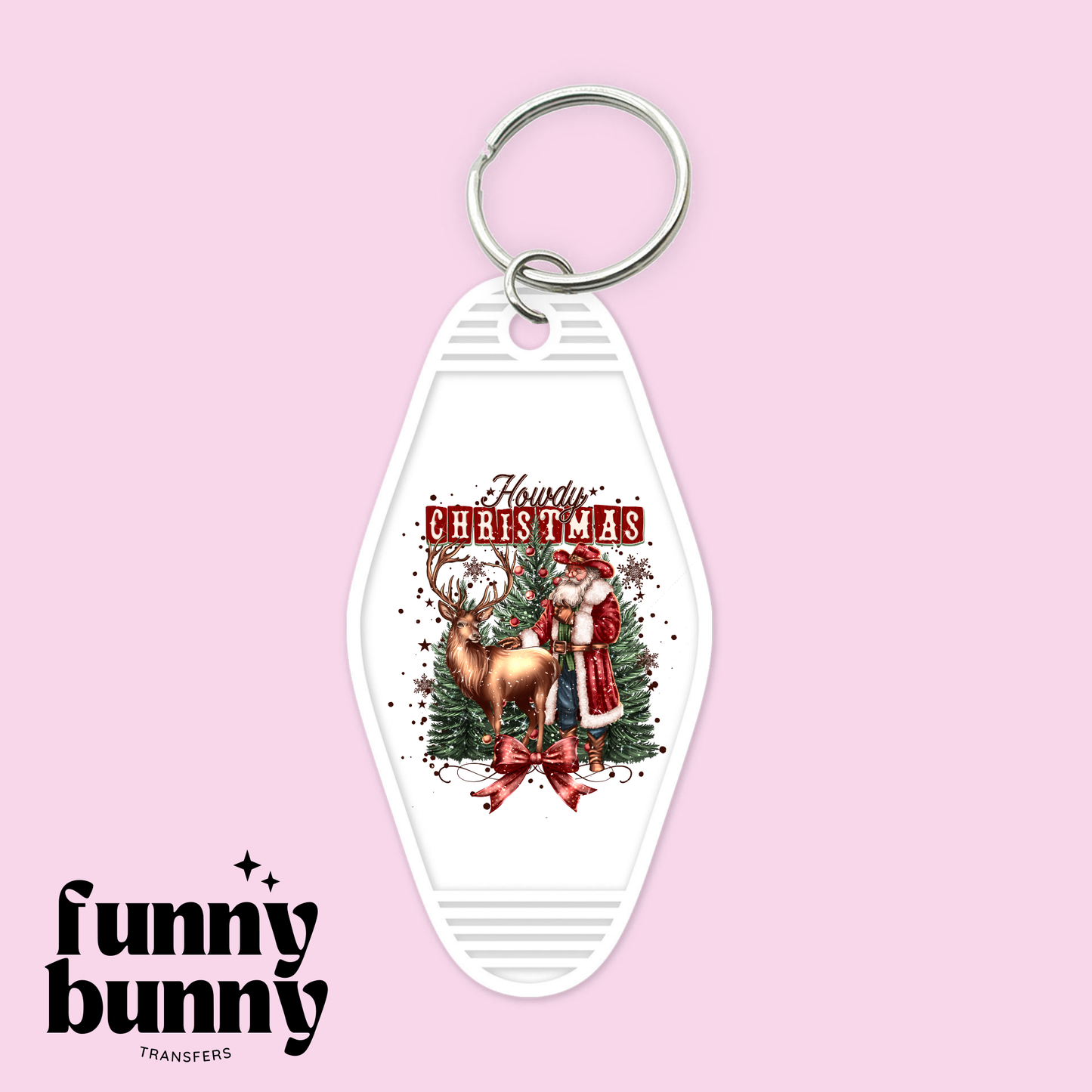 Howdy Holiday - Motel Keychain