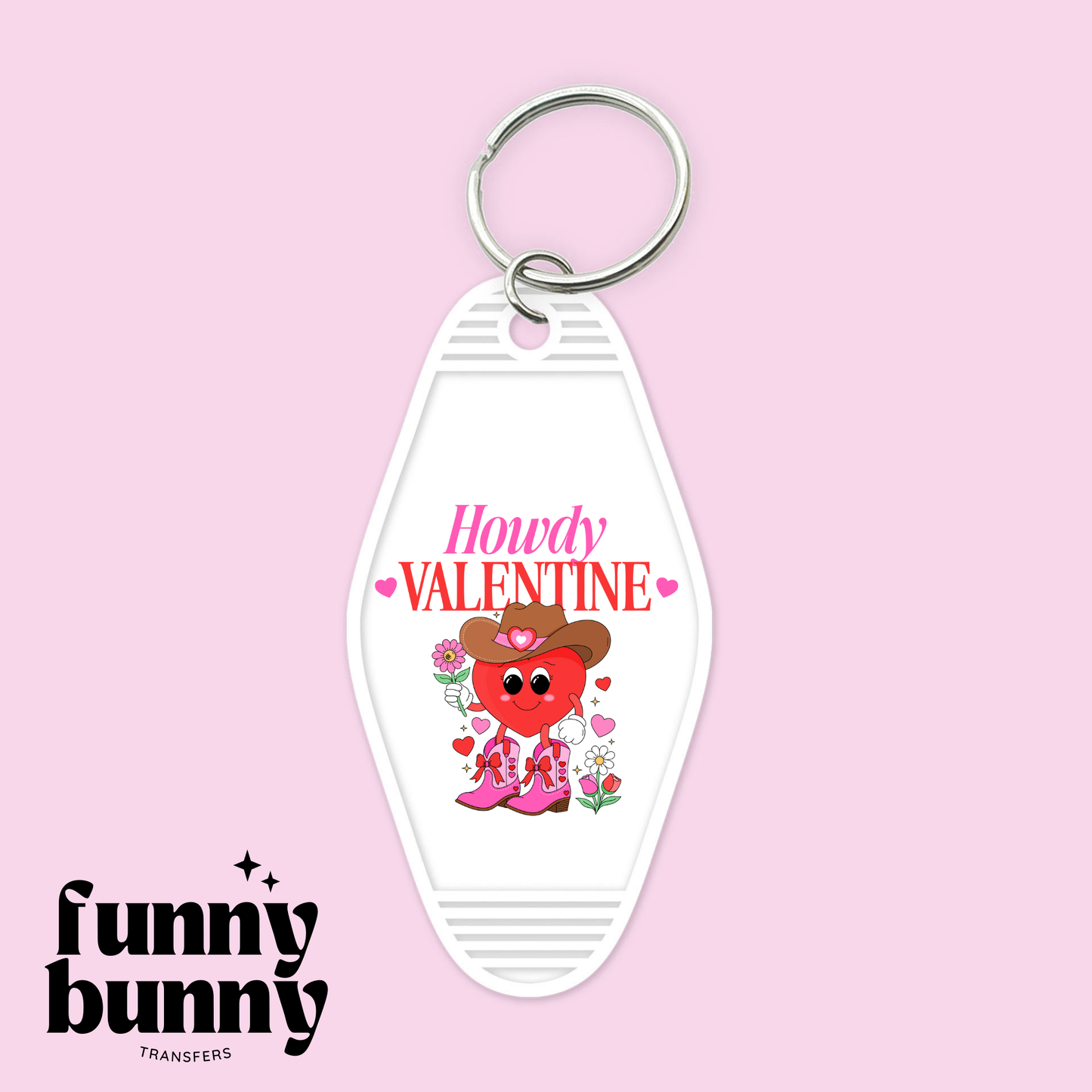 Howdy Valentine Cutie - Motel Keychain