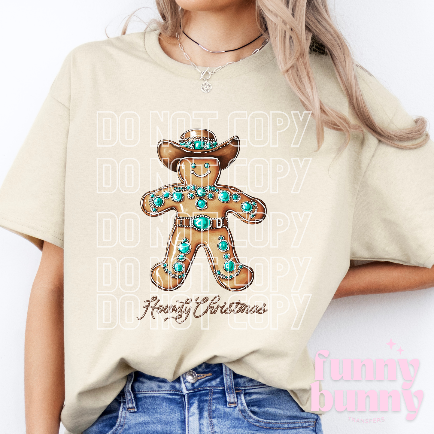 Howdy Xmas Gingerbread - DTF Transfer