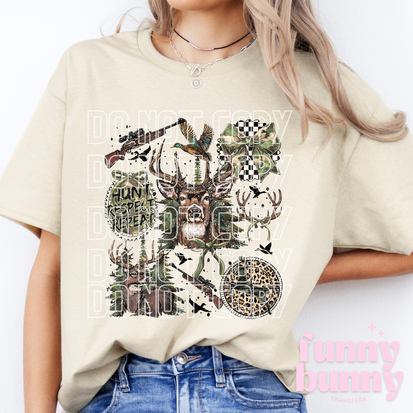 Hunt Repeat - DTF Transfer