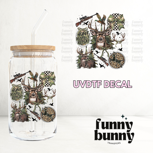 Hunt Repeat - UVDTF Decal